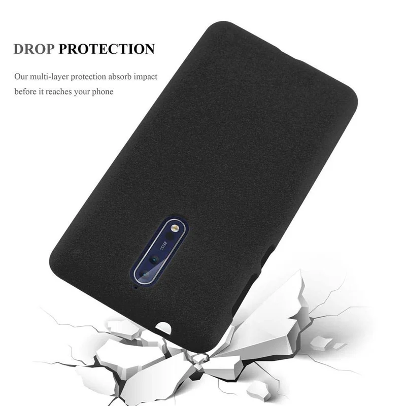 Cadorabo Hülle kompatibel mit Nokia 8 2017 Schutzhülle aus flexiblem TPU Silikon
