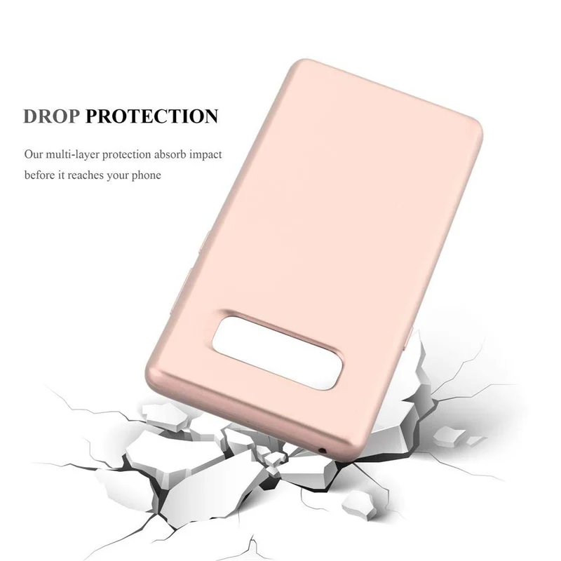 Cadorabo Hülle kompatibel mit Samsung Galaxy NOTE 8 Schutzhülle aus flexiblem TPU Silikon