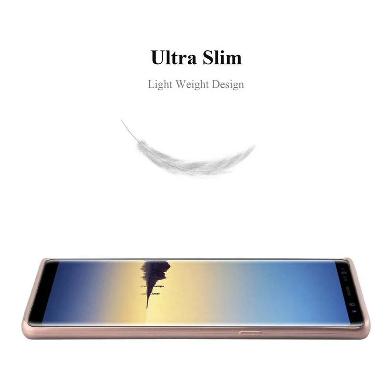 Cadorabo Hülle kompatibel mit Samsung Galaxy NOTE 8 Schutzhülle aus flexiblem TPU Silikon