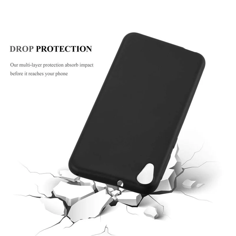 Cadorabo Hülle kompatibel mit HTC Desire 820 Schutzhülle aus flexiblem TPU Silikon