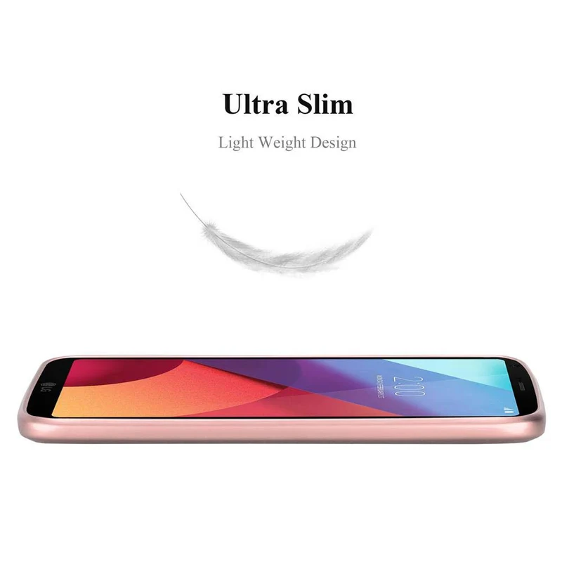 Cadorabo Hülle kompatibel mit LG G6 Schutzhülle aus flexiblem TPU Silikon