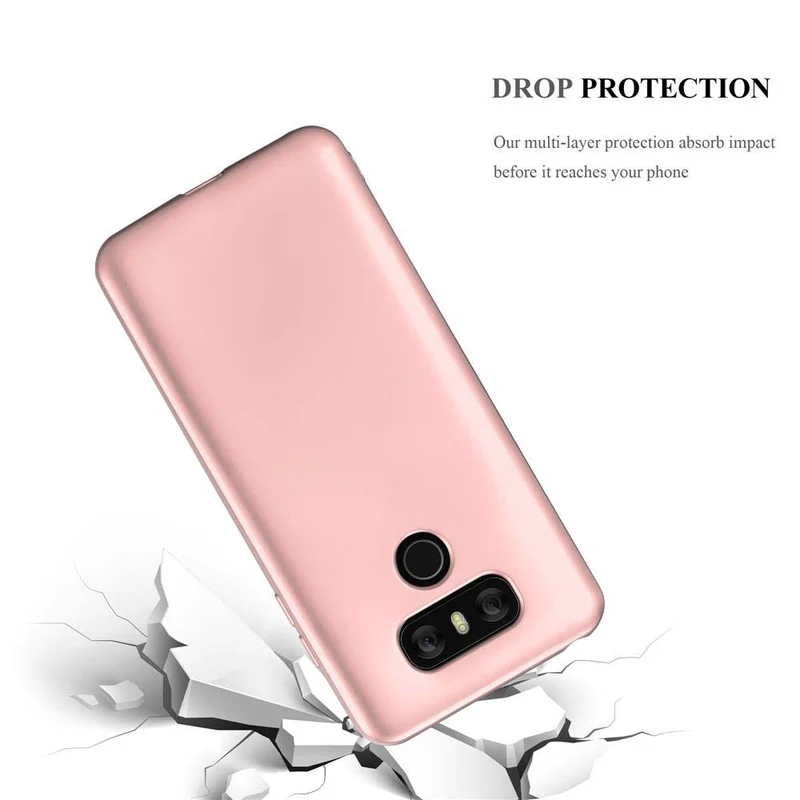 Cadorabo Hülle kompatibel mit LG G6 Schutzhülle aus flexiblem TPU Silikon