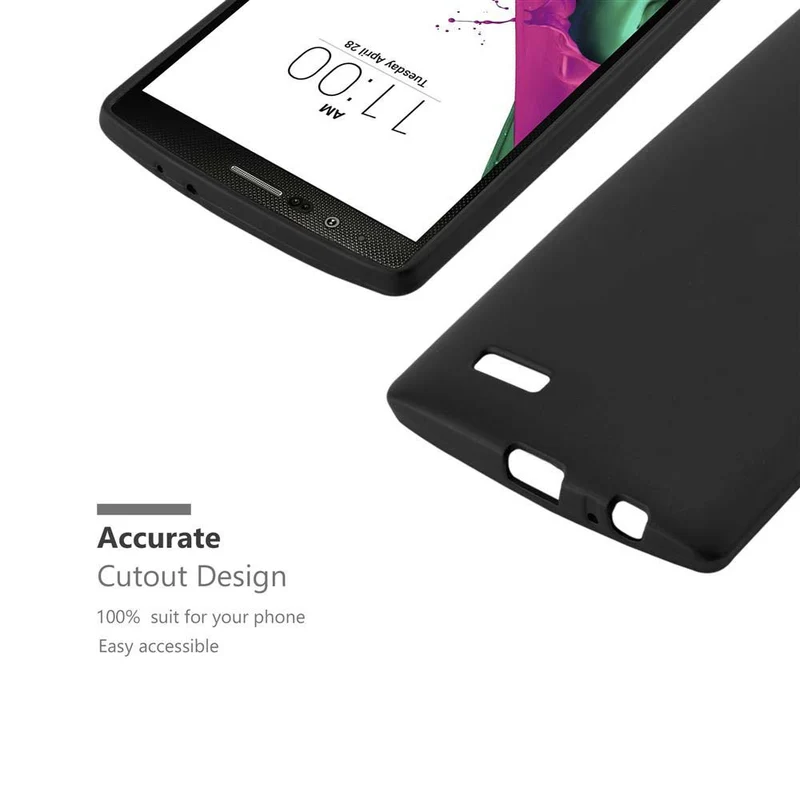 Cadorabo Hülle kompatibel mit LG G4 / G4 PLUS Schutzhülle aus flexiblem TPU Silikon
