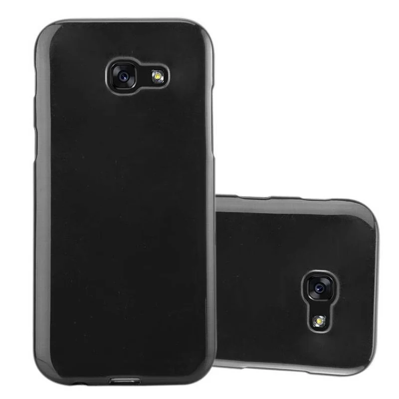 Cadorabo Hülle kompatibel mit Samsung Galaxy A3 2017 Schutzhülle aus flexiblem TPU Silikon im Brushed Design