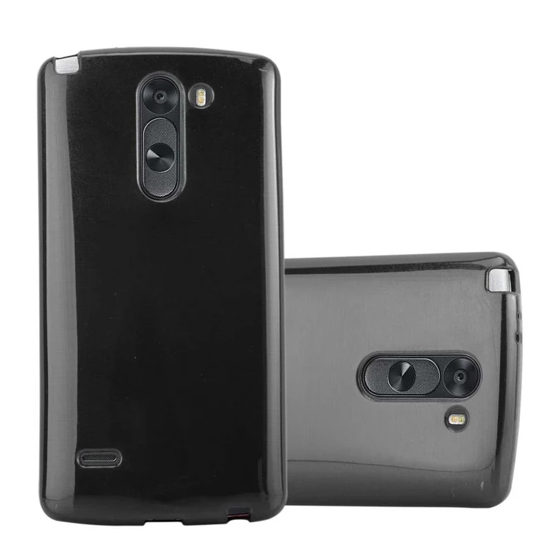 Cadorabo Hülle kompatibel mit LG G3 STYLUS Schutzhülle aus flexiblem TPU Silikon im Brushed Design