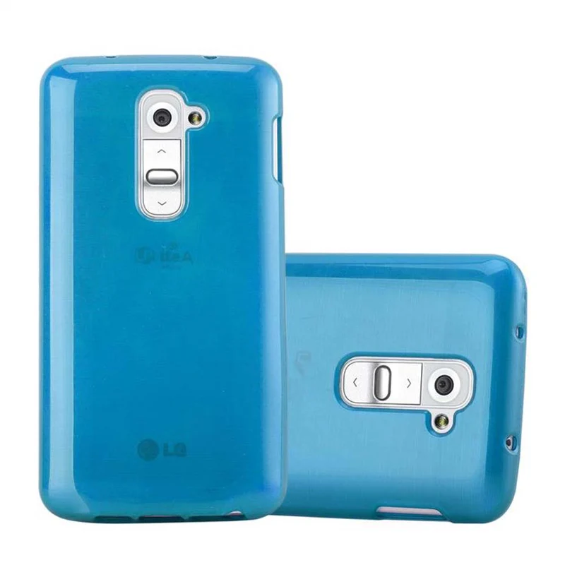 Cadorabo Hülle kompatibel mit LG G2 MINI Schutzhülle aus flexiblem TPU Silikon im Brushed Design