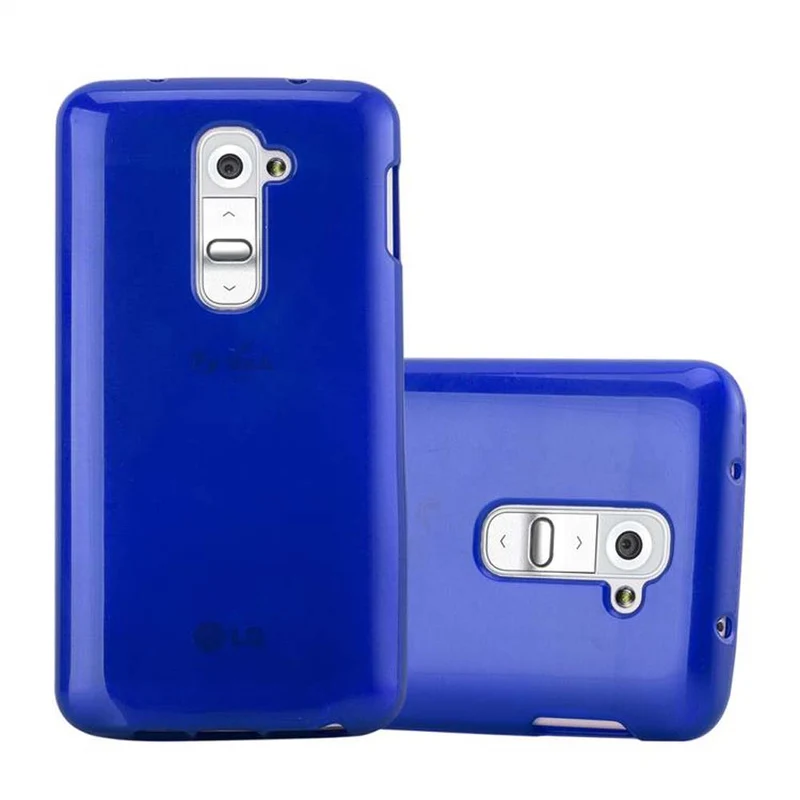 Cadorabo Hülle kompatibel mit LG G2 MINI Schutzhülle aus flexiblem TPU Silikon im Brushed Design