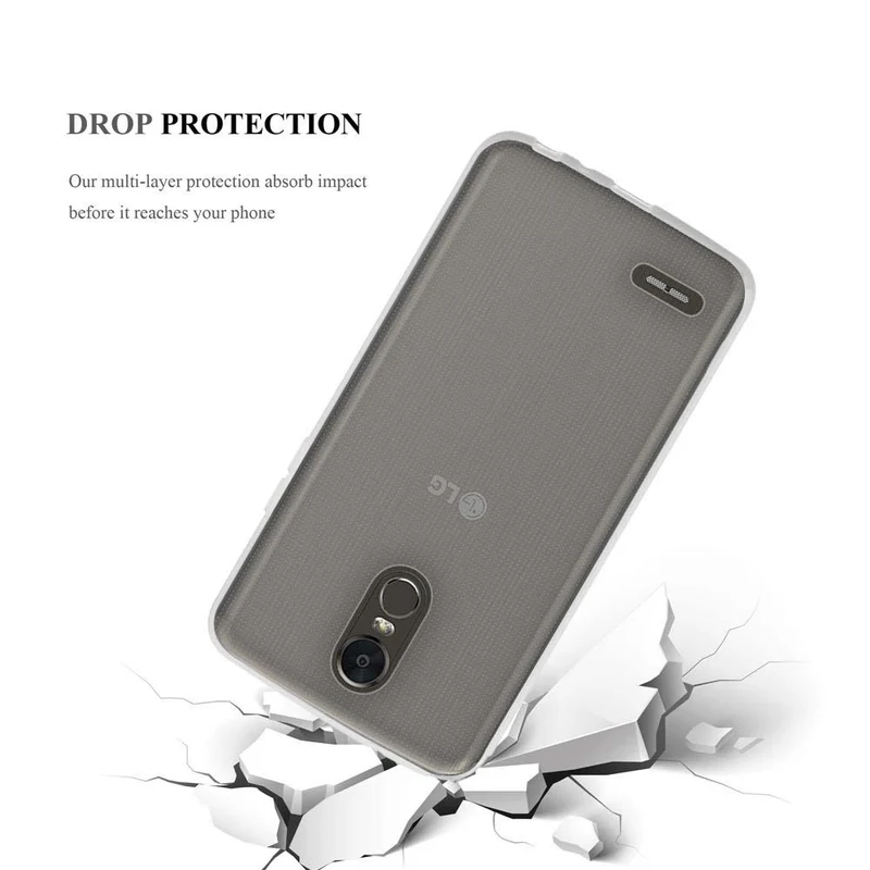 Cadorabo Hülle kompatibel mit LG STYLUS 3 Schutzhülle aus flexiblem TPU Silikon