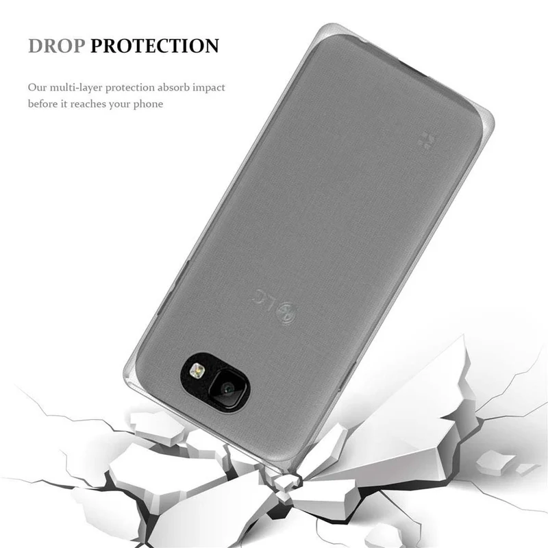 Cadorabo Hülle kompatibel mit LG K3 2016 Schutzhülle aus flexiblem TPU Silikon