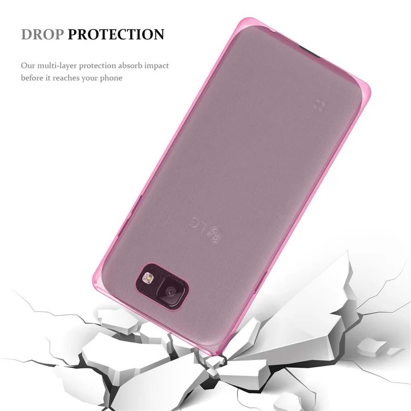 Cadorabo Hülle kompatibel mit LG K3 2016 Schutzhülle aus flexiblem TPU Silikon