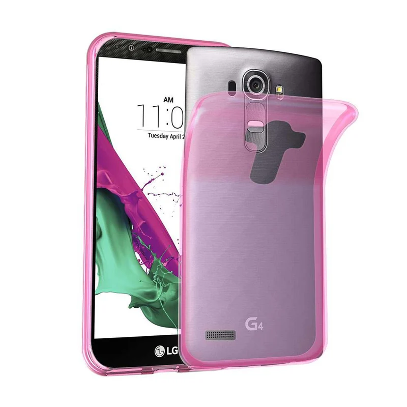 Cadorabo Hülle kompatibel mit LG G4S Schutzhülle aus flexiblem TPU Silikon
