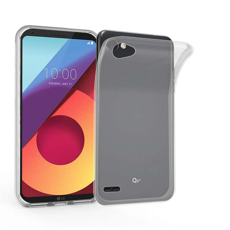 Cadorabo Hülle kompatibel mit LG Q6 / G6 MINI Schutzhülle aus flexiblem TPU Silikon