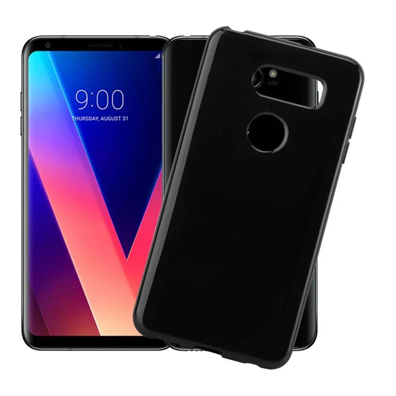 Cadorabo Hülle kompatibel mit LG V30 / V30+ / V30S / V30S+ Schutzhülle aus flexiblem TPU Silikon