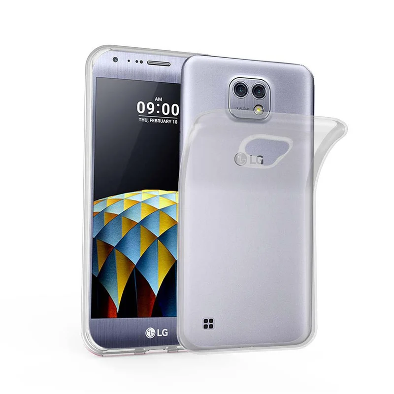 Cadorabo Hülle kompatibel mit LG X CAM Schutzhülle aus flexiblem TPU Silikon