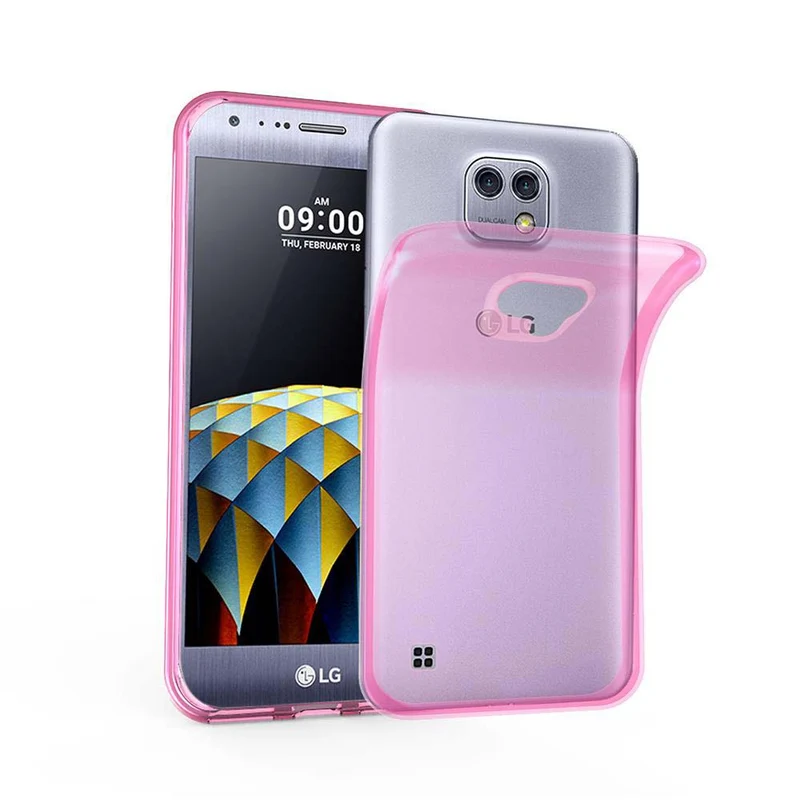 Cadorabo Hülle kompatibel mit LG X CAM Schutzhülle aus flexiblem TPU Silikon