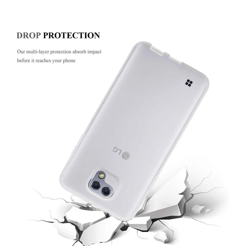 Cadorabo Hülle kompatibel mit LG X CAM Schutzhülle aus flexiblem TPU Silikon