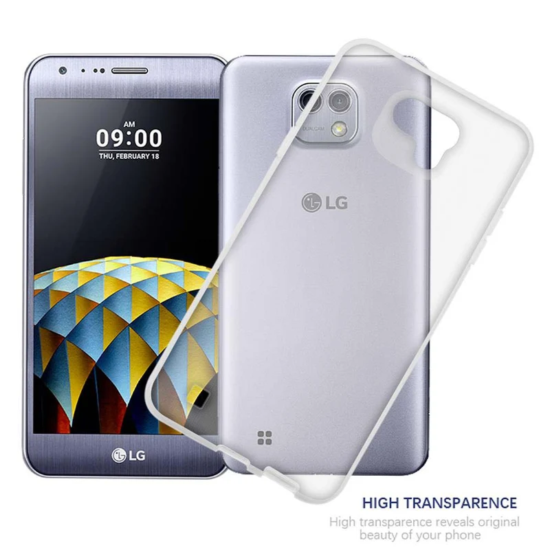 Cadorabo Hülle kompatibel mit LG X CAM Schutzhülle aus flexiblem TPU Silikon