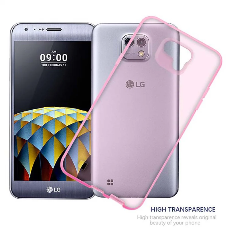 Cadorabo Hülle kompatibel mit LG X CAM Schutzhülle aus flexiblem TPU Silikon