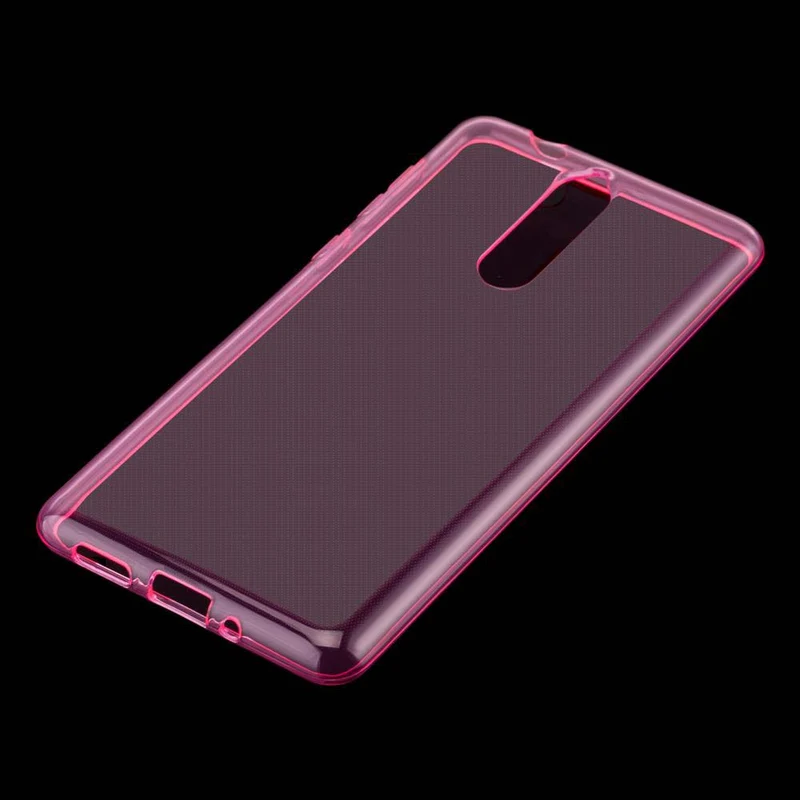 Cadorabo Hülle kompatibel mit Nokia 8 2017 Schutzhülle aus flexiblem TPU Silikon