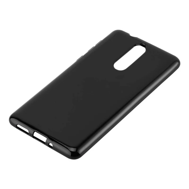 Cadorabo Hülle kompatibel mit Nokia 8 2017 Schutzhülle aus flexiblem TPU Silikon