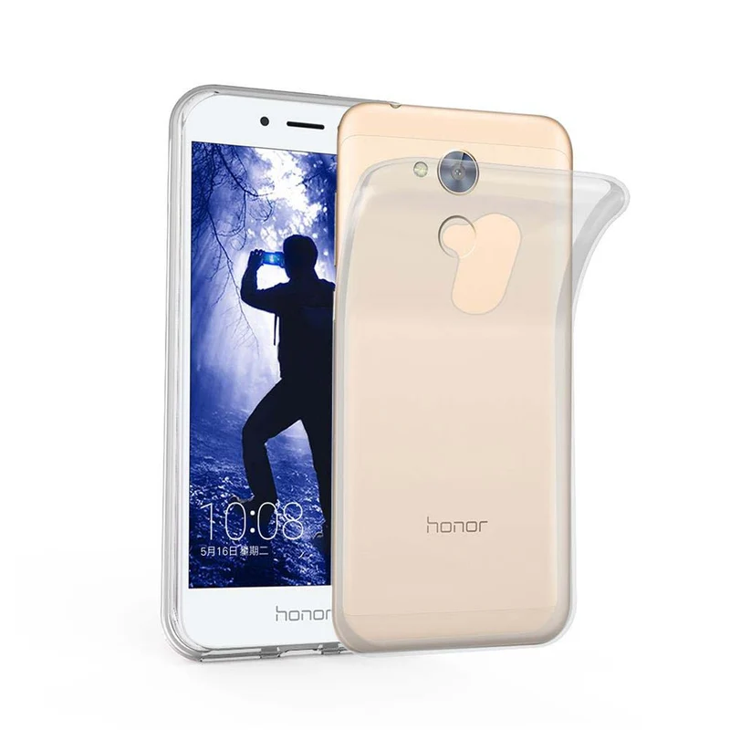 Cadorabo Hülle kompatibel mit Honor 6A Schutzhülle aus flexiblem TPU Silikon