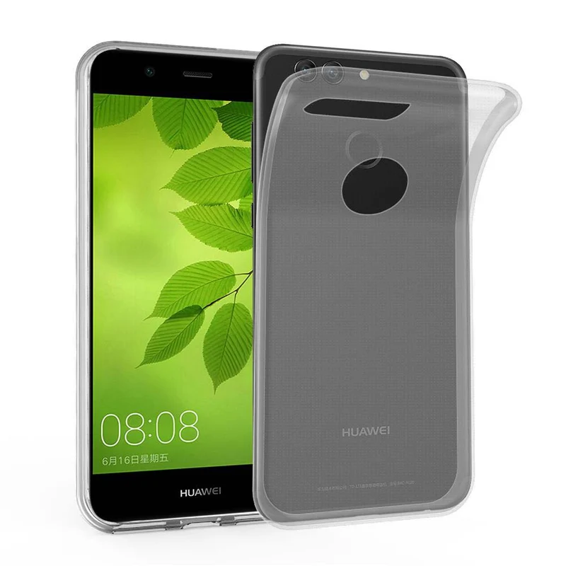 Cadorabo Hülle kompatibel mit Huawei NOVA 2 Schutzhülle aus flexiblem TPU Silikon