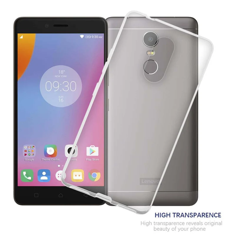 Cadorabo Hülle kompatibel mit Lenovo K6 NOTE Schutzhülle aus flexiblem TPU Silikon