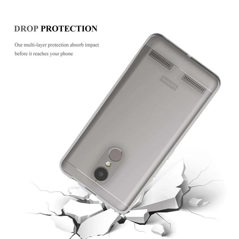 Cadorabo Hülle kompatibel mit Lenovo K6 / K6 POWER Schutzhülle aus flexiblem TPU Silikon