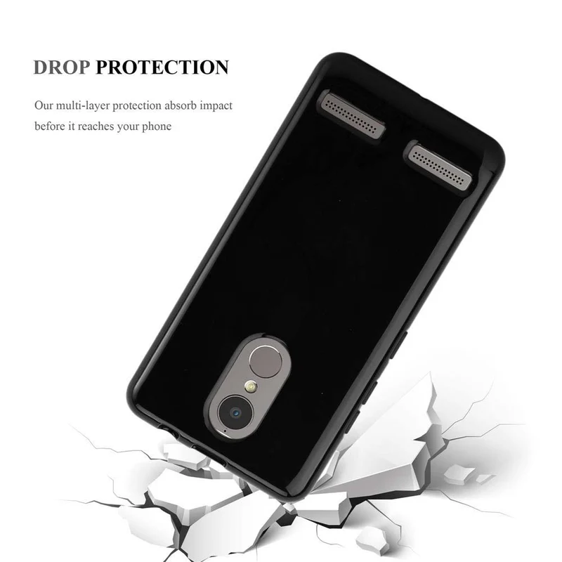 Cadorabo Hülle kompatibel mit Lenovo K6 / K6 POWER Schutzhülle aus flexiblem TPU Silikon