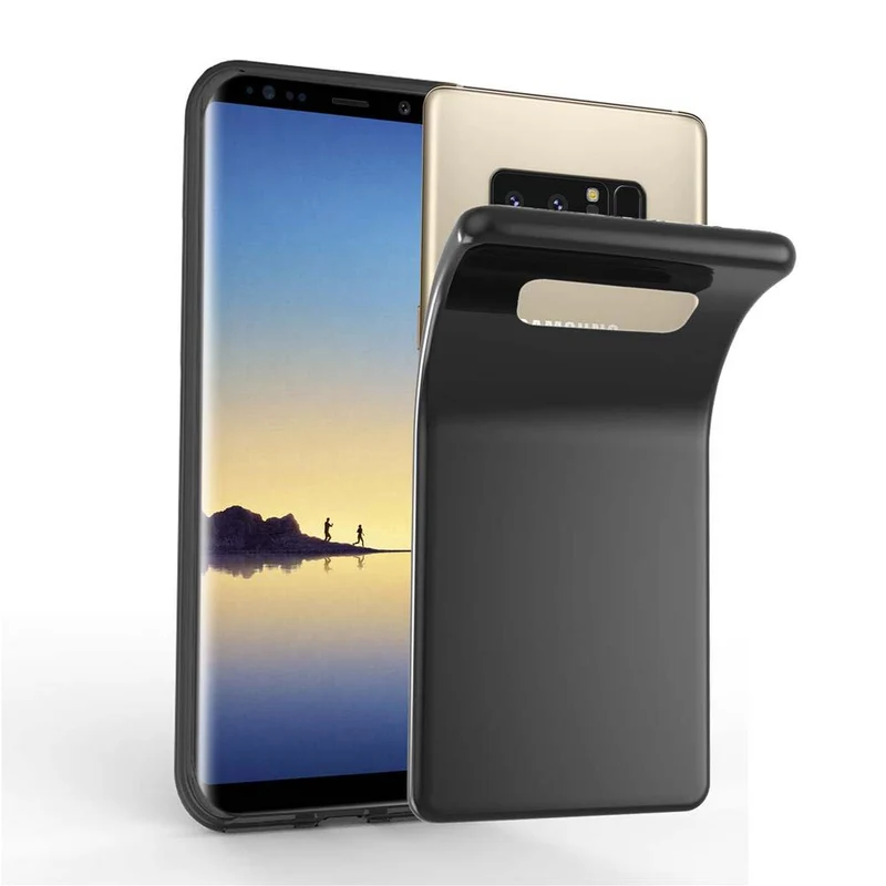 Cadorabo Hülle kompatibel mit Samsung Galaxy NOTE 8 Schutzhülle aus flexiblem TPU Silikon