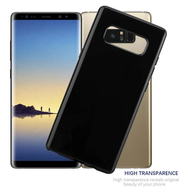 Cadorabo Hülle kompatibel mit Samsung Galaxy NOTE 8 Schutzhülle aus flexiblem TPU Silikon