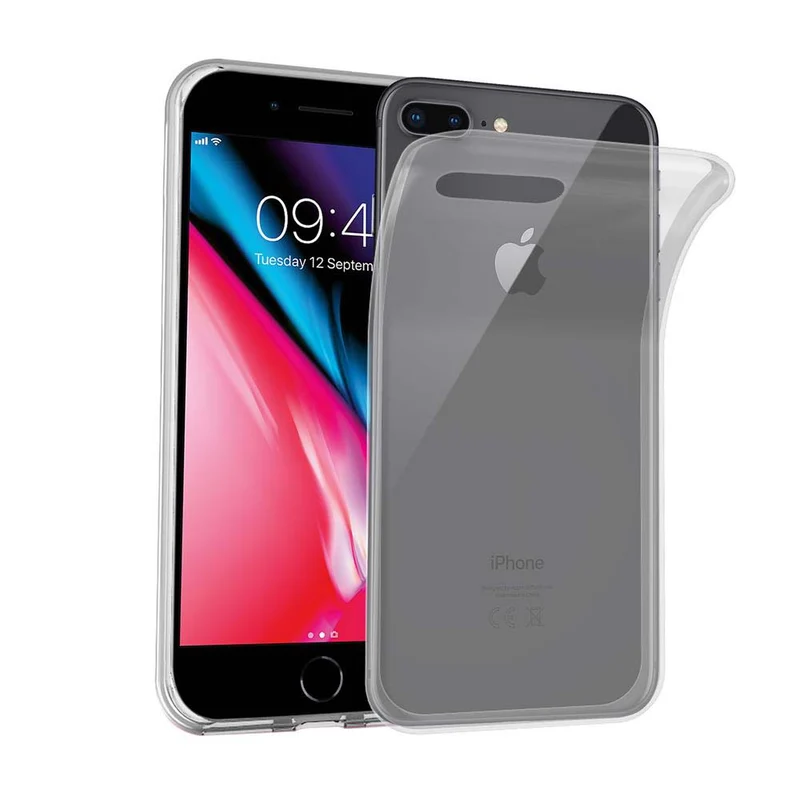 Cadorabo Hülle kompatibel mit Apple iPhone 7 PLUS / 7S PLUS / 8 PLUS Schutzhülle aus flexiblem TPU Silikon