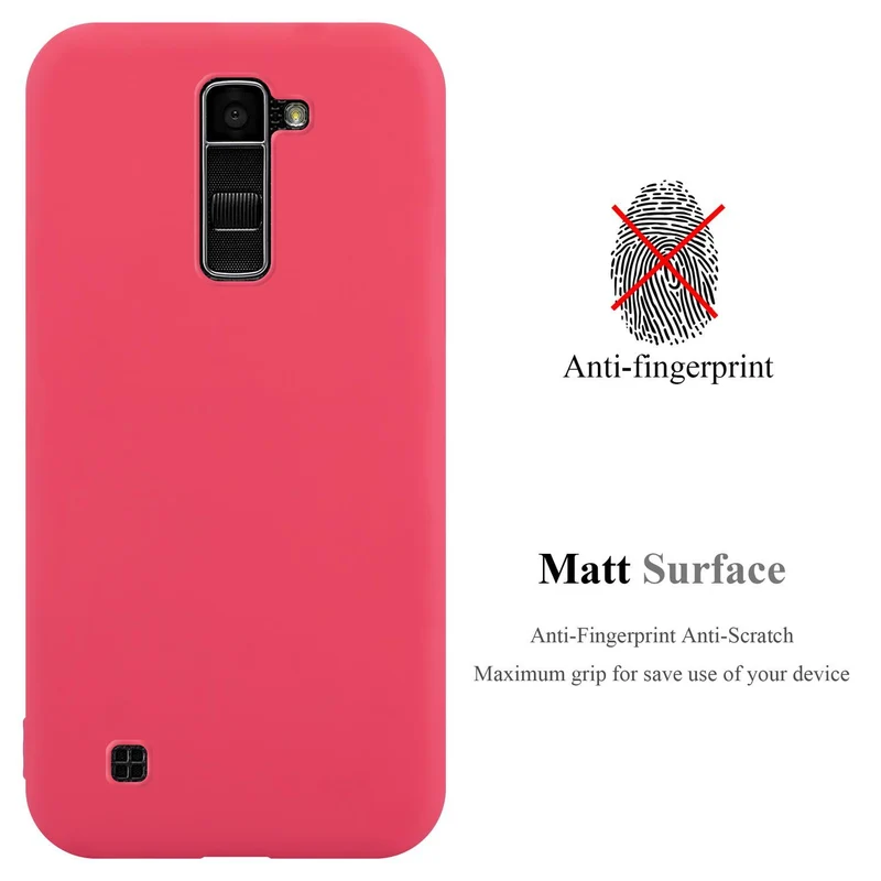 Cadorabo Hülle kompatibel mit LG K10 2016 Schutzhülle aus flexiblem TPU Silikon