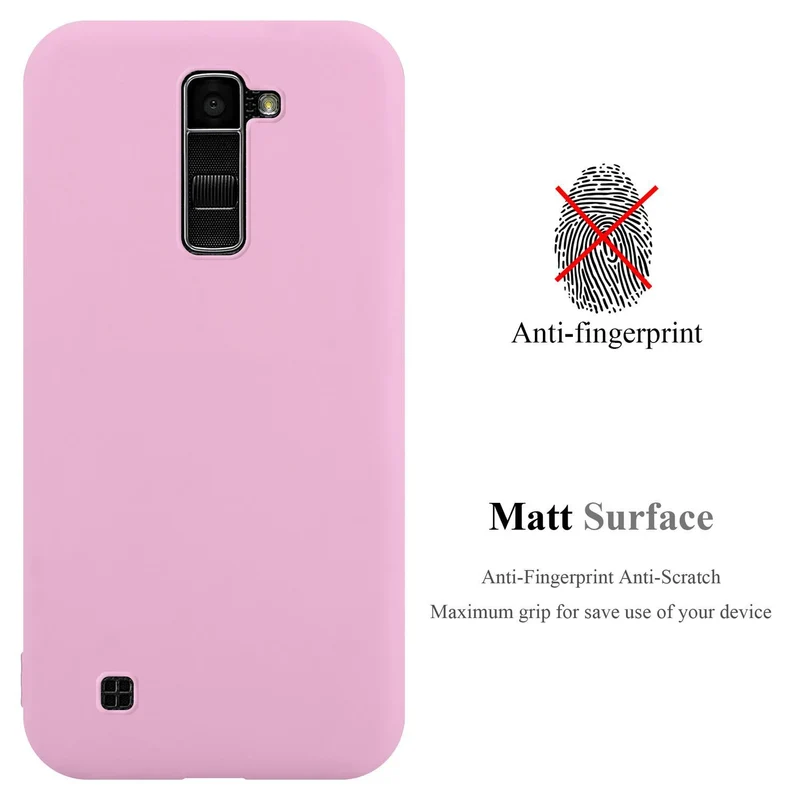 Cadorabo Hülle kompatibel mit LG K10 2016 Schutzhülle aus flexiblem TPU Silikon