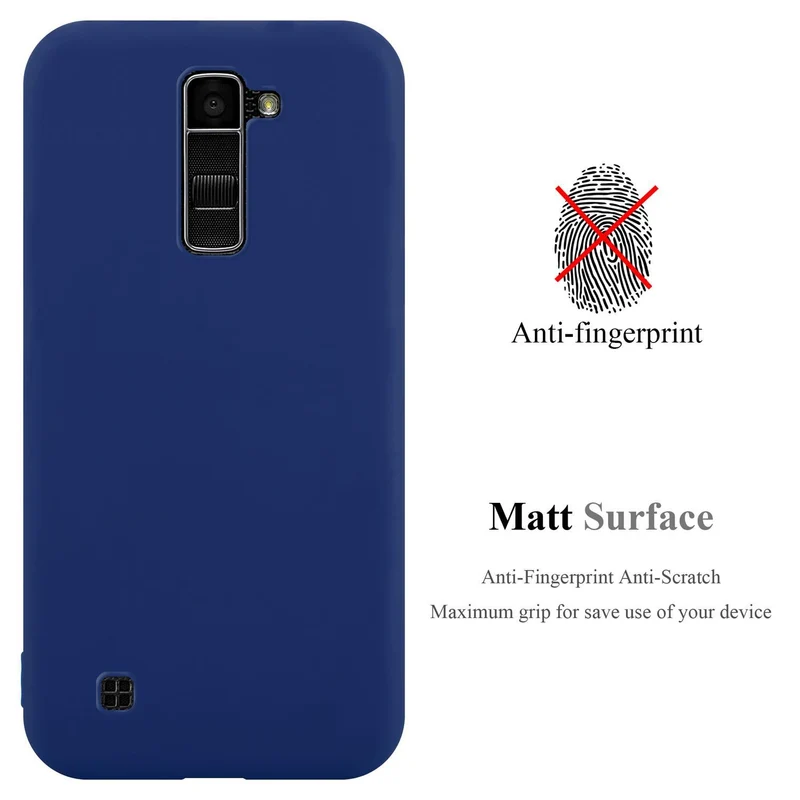 Cadorabo Hülle kompatibel mit LG K10 2016 Schutzhülle aus flexiblem TPU Silikon