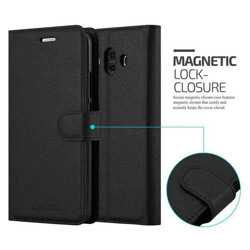 Cadorabo Hülle kompatibel mit Huawei MATE 10 / NOVA 2i Schutzhülle mit Magnetverschluss, Standfunktion und Kartenfach