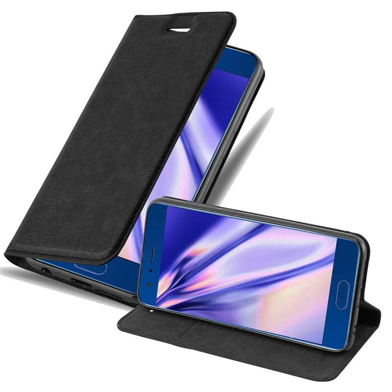 Cadorabo Hülle kompatibel mit Honor 9 Schutzhülle mit Magnetverschluss, Standfunktion und Kartenfach