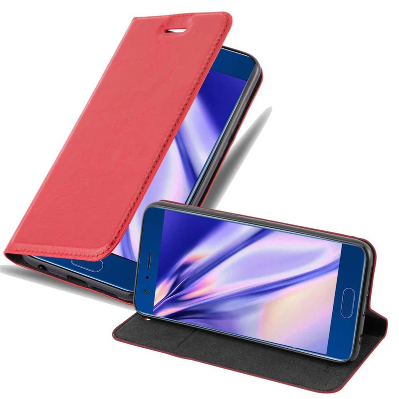 Cadorabo Hülle kompatibel mit Honor 9 Schutzhülle mit Magnetverschluss, Standfunktion und Kartenfach