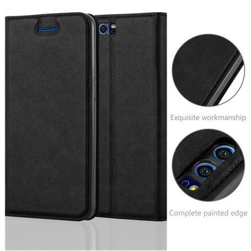 Cadorabo Hülle kompatibel mit Honor 9 Schutzhülle mit Magnetverschluss, Standfunktion und Kartenfach