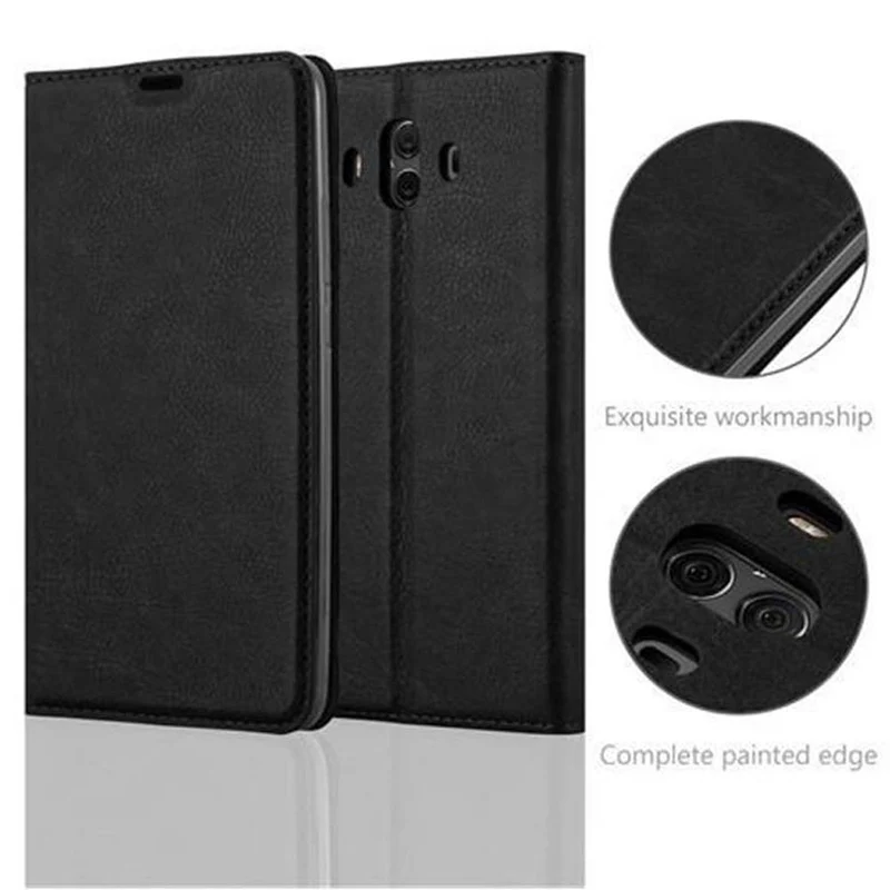 Cadorabo Hülle kompatibel mit Huawei MATE 10 / NOVA 2i Schutzhülle mit Magnetverschluss, Standfunktion und Kartenfach