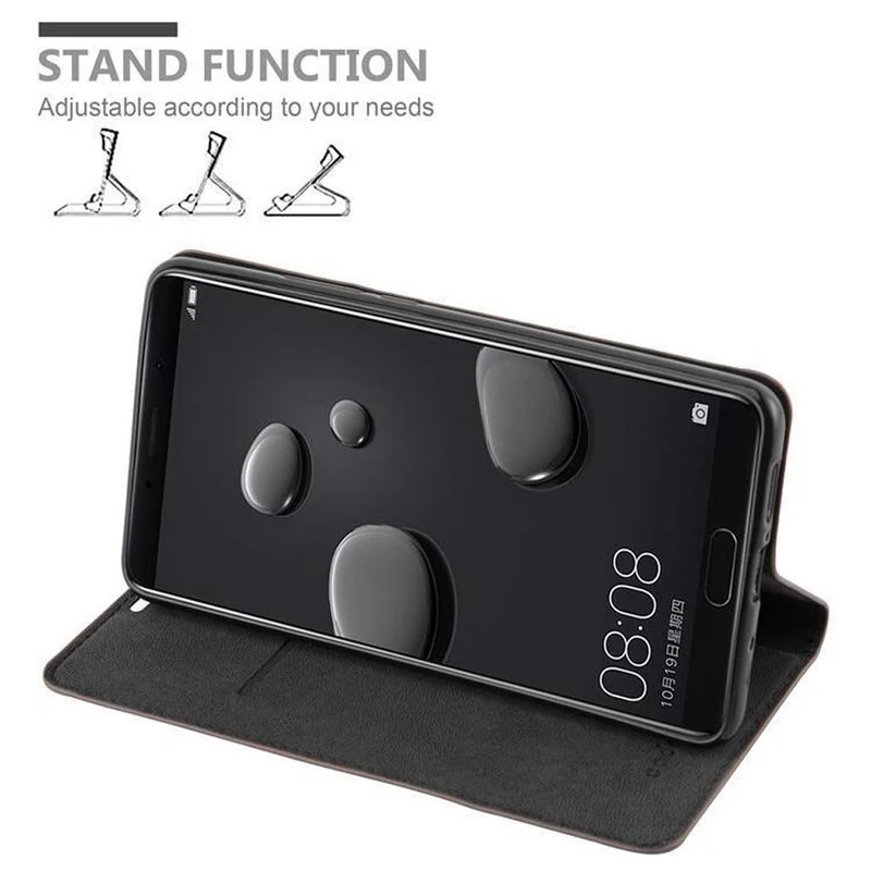 Cadorabo Hülle kompatibel mit Huawei MATE 10 / NOVA 2i Schutzhülle mit Magnetverschluss, Standfunktion und Kartenfach