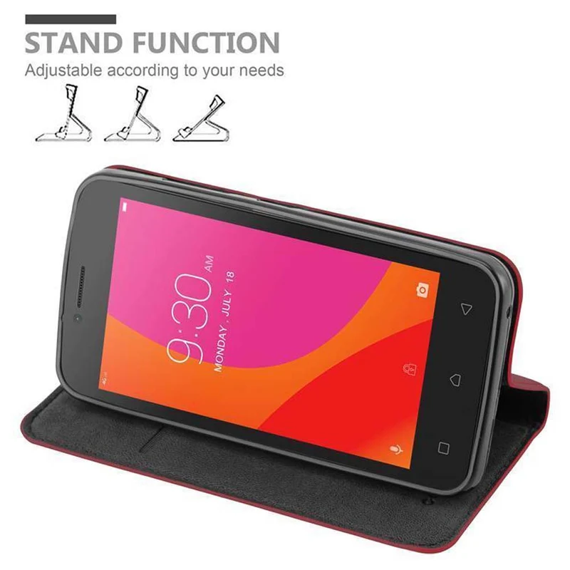 Cadorabo Hülle kompatibel mit Lenovo B Schutzhülle mit Magnetverschluss, Standfunktion und Kartenfach