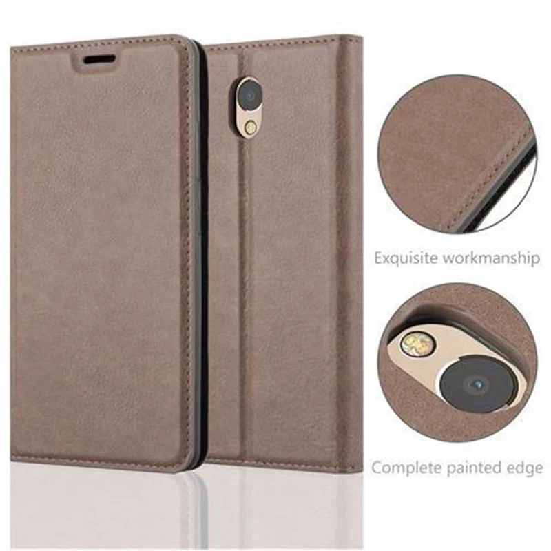 Cadorabo Hülle kompatibel mit Lenovo P2 Schutzhülle mit Magnetverschluss, Standfunktion und Kartenfach