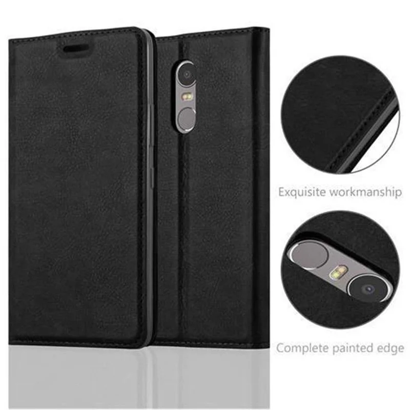 Cadorabo Hülle kompatibel mit Lenovo K6 NOTE Schutzhülle mit Magnetverschluss, Standfunktion und Kartenfach