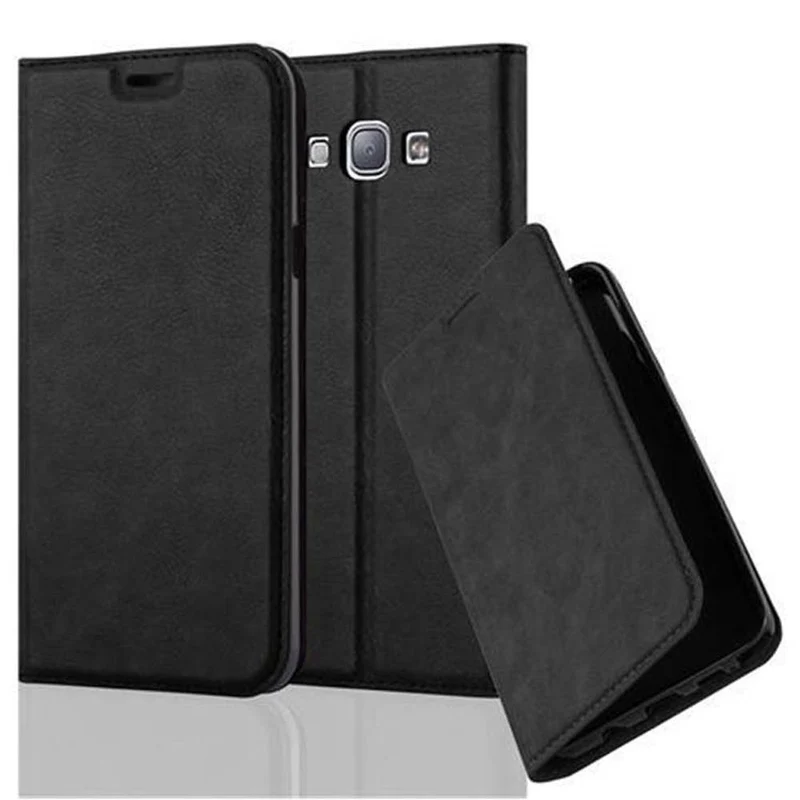 Cadorabo Hülle kompatibel mit Samsung Galaxy A8 2015 Schutzhülle mit Magnetverschluss, Standfunktion und Kartenfach