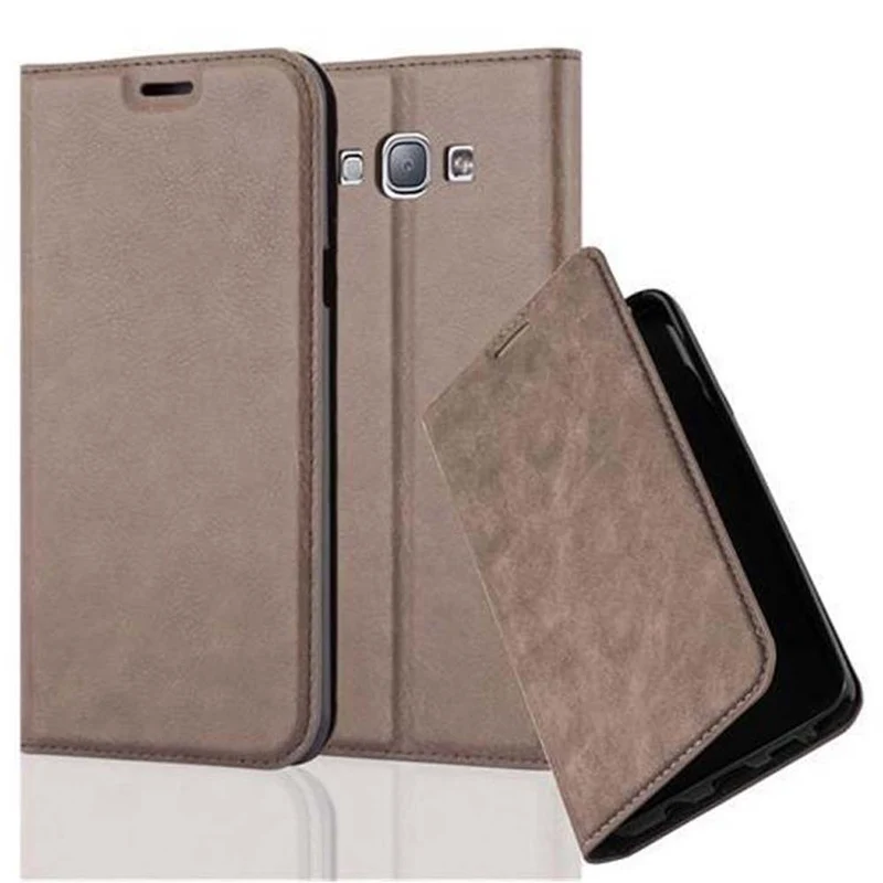 Cadorabo Hülle kompatibel mit Samsung Galaxy A8 2015 Schutzhülle mit Magnetverschluss, Standfunktion und Kartenfach