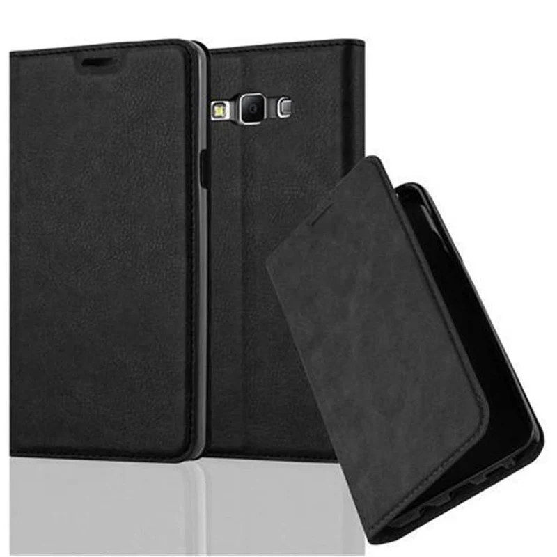 Cadorabo Hülle kompatibel mit Samsung Galaxy A7 2015 Schutzhülle mit Magnetverschluss, Standfunktion und Kartenfach