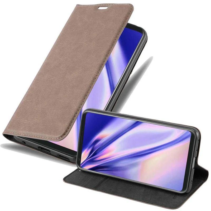 Cadorabo Hülle kompatibel mit LG V30 / V30+ / V30S / V30S+ Schutzhülle mit Magnetverschluss, Standfunktion und Kartenfach