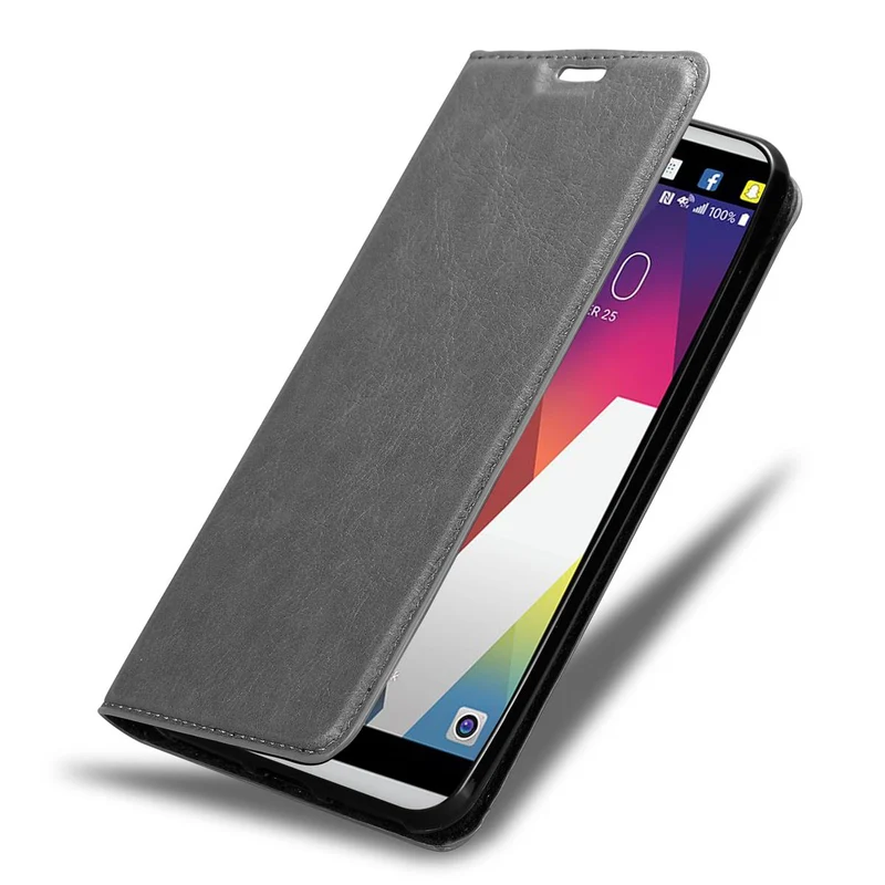 Cadorabo Hülle kompatibel mit LG V20 Schutzhülle mit Magnetverschluss, Standfunktion und Kartenfach