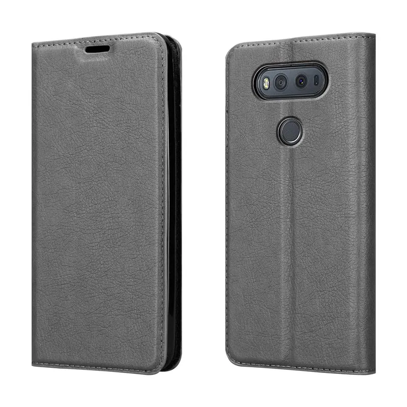 Cadorabo Hülle kompatibel mit LG V20 Schutzhülle mit Magnetverschluss, Standfunktion und Kartenfach